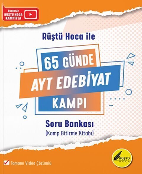 Tonguç Akademi AYT Edebiyat 65 Günde Kamp Kitabı Soru Bankası