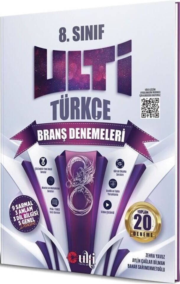 Ulti Yayınları 8. Sınıf Türkçe Denemeleri