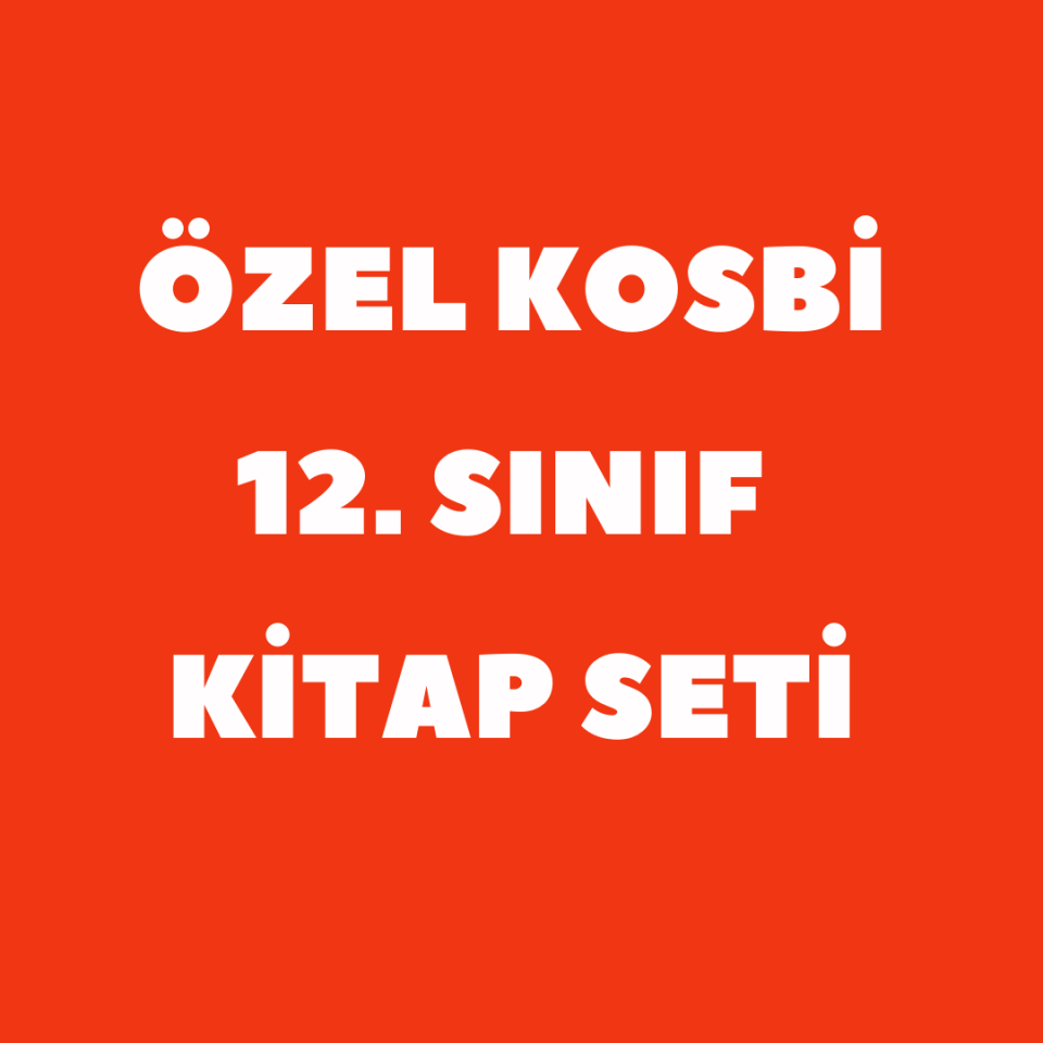 ÖZEL KOSBİ 12. SINIF KİTAP SETİ