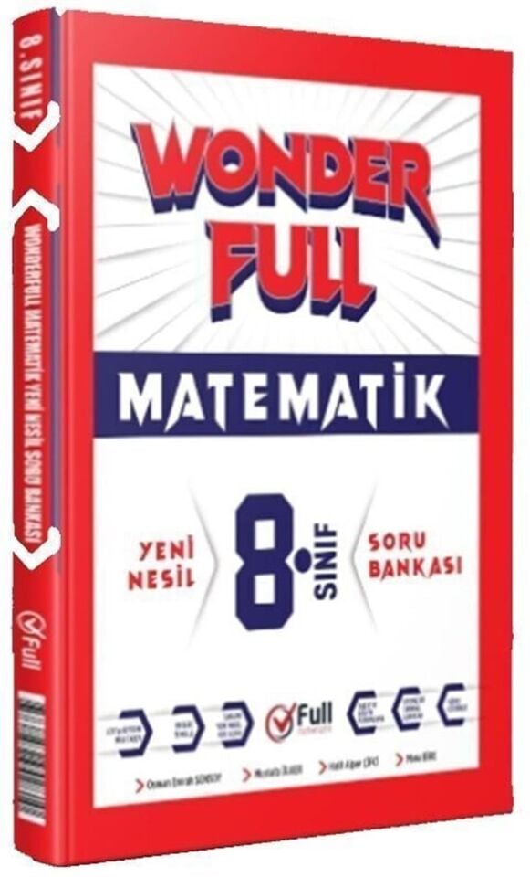 Full Matematik 8. Sınıf LGS Wonder Full Matematik Soru Bankası