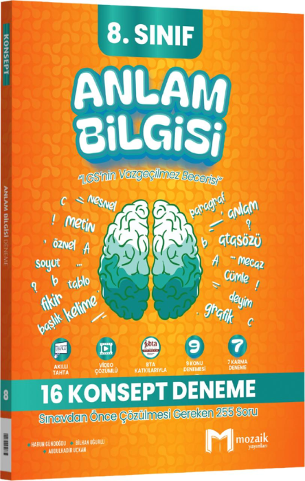 8.SINIF MOZAİK DENEME 16 LI ANLAM BİLGİSİ - 26-27